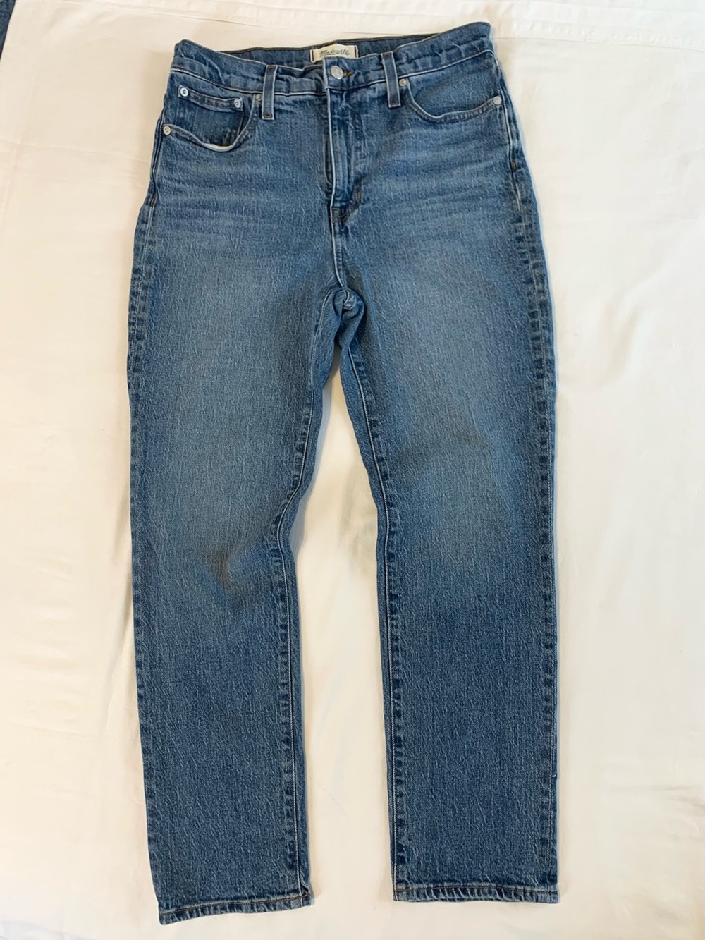 Madewell Perfect Vintage Jean. High rise. Straight leg. Size 29